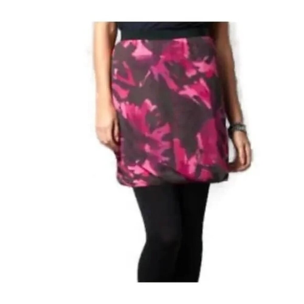 Ann Taylor Loft Petites Womens Pink & Purple Floral Skirt Size LP NEW
